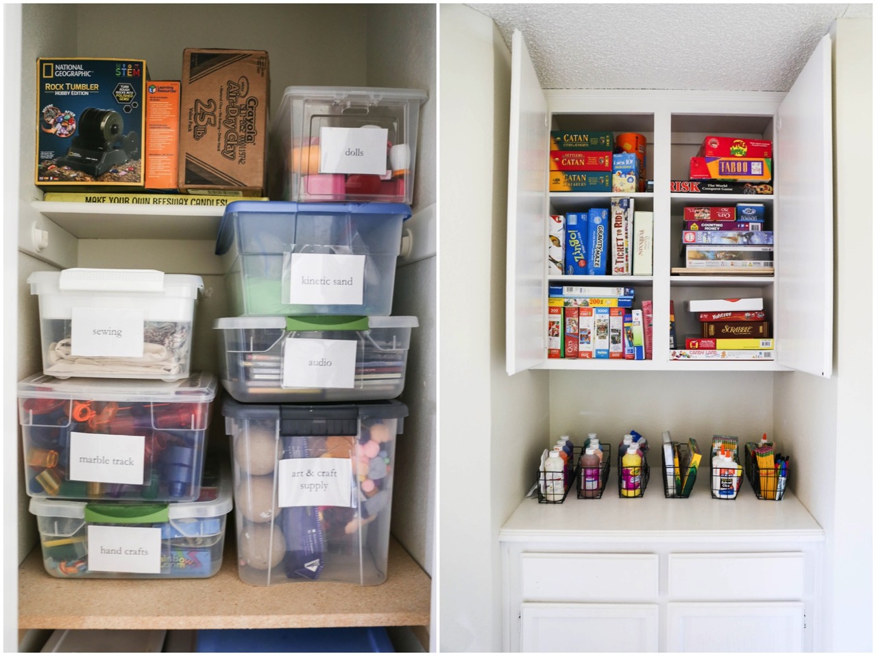 How to Organize Homeschool Art Cart - Steph Leighworthy